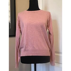 Bianco & Blu pink cashmere, wool and silk sweater
